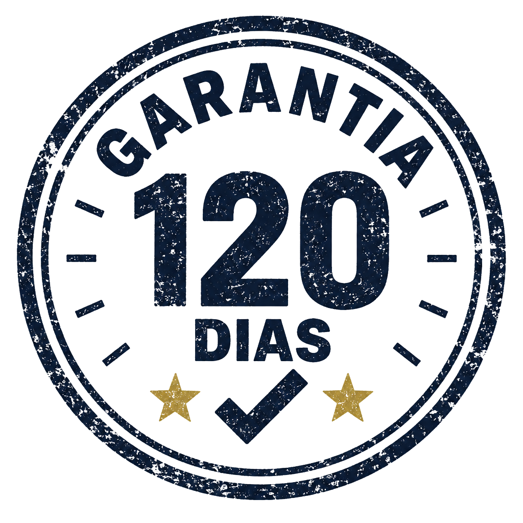 Selo de garantia de 120 dias